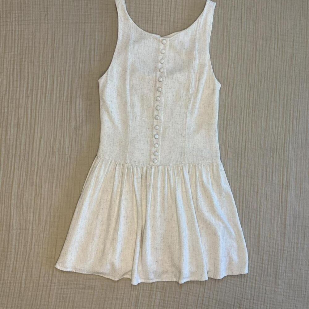 Altar'd State Layla linen mini dress